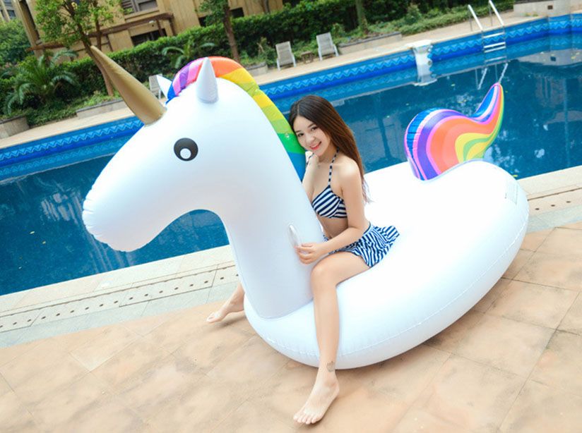 unicorn water float