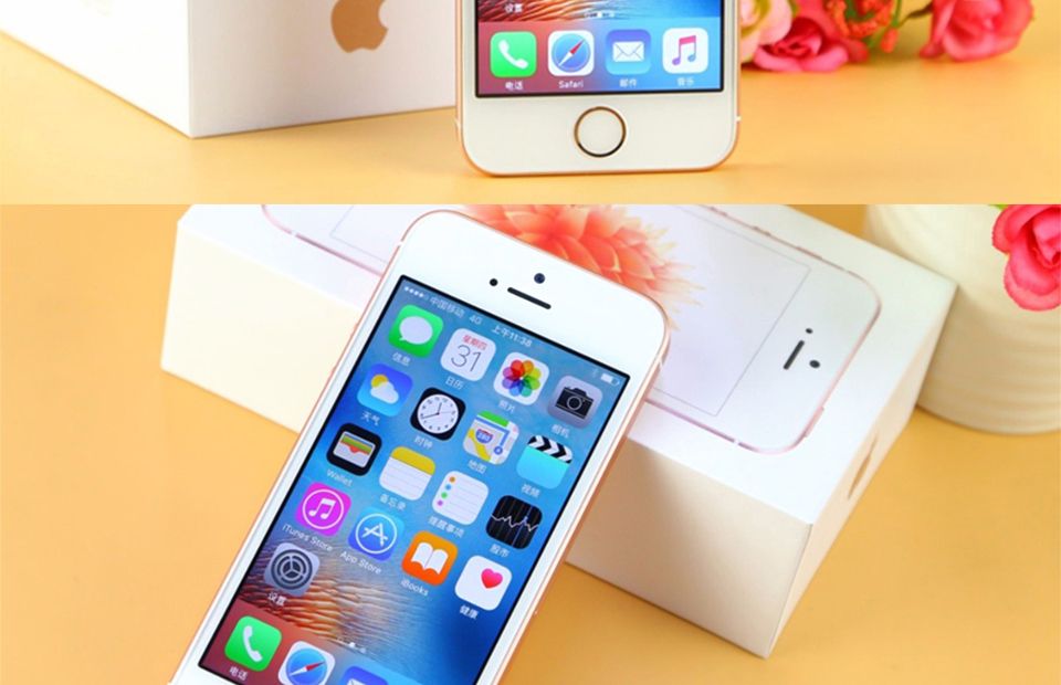 Original Unlocked Apple IPhone SE Cell Phone 4G LTE 4.0 2GB RAM 16/64GB