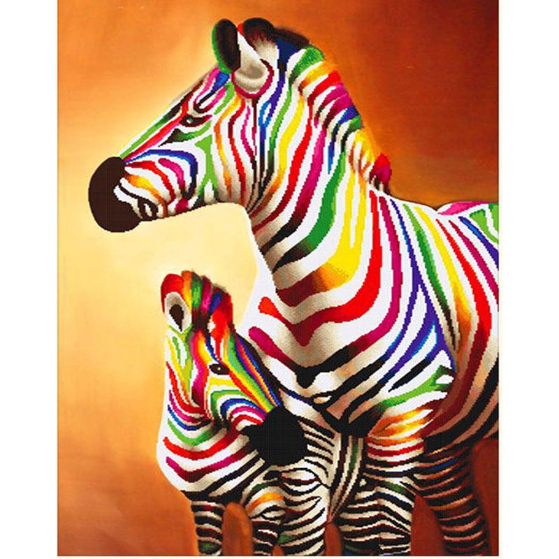 Acheter Couleur Zèbre Diamant Peinture Diamant DIY Diamant Mosaïque  Broderie Cadeau Point De Croix Décoration À La Main À La Maison De 6,14 €  Du Bigeyes820 | DHgate.Com