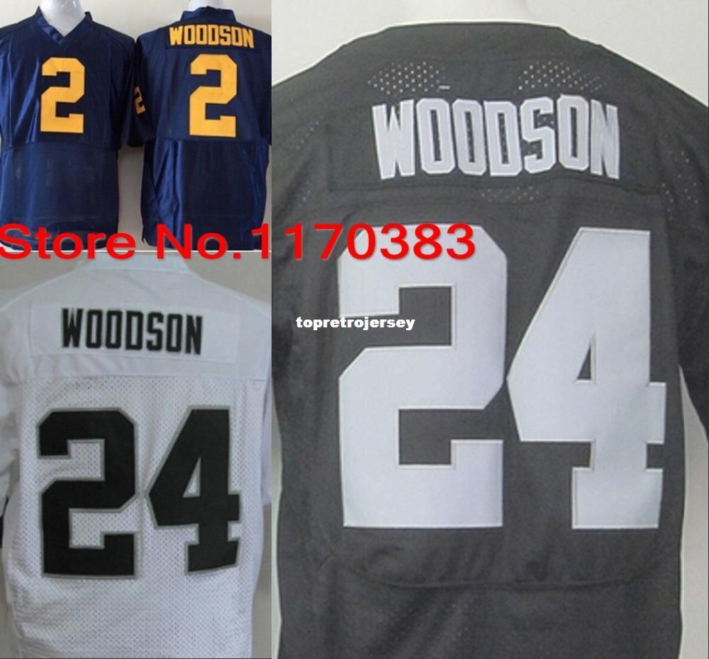 charles woodson stitched jersey