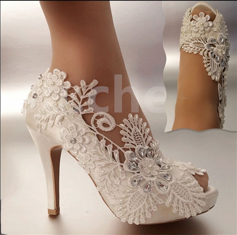 ivory wedding shoes