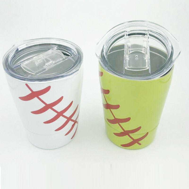 Grosshandel 9oz Tumbler Baseball Weinglaser Edelstahl Tassen Reisen Fahrzeug Bierkrug Nicht Vakuum Becher Mit Strohhalmen Kinder Tassen Von Yfhome 3 66 Auf De Dhgate Com Dhgate