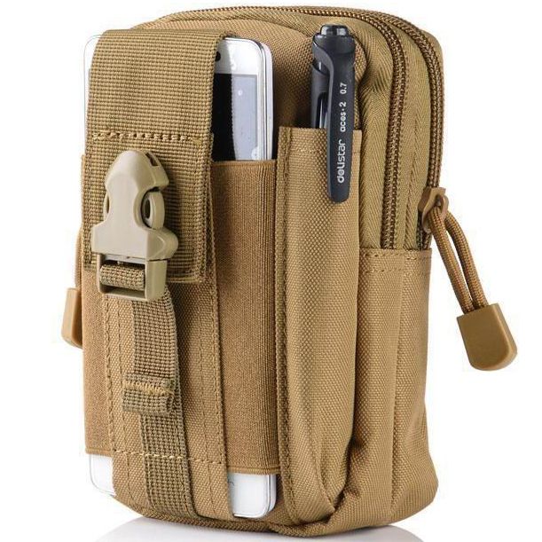 Military Molle Phone Pouch Pocket Tactical Waist Belt Bag Fanny Pack Outdoor