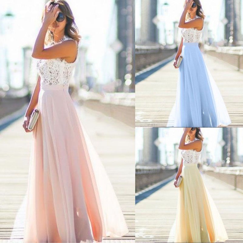 lace maxi prom dress