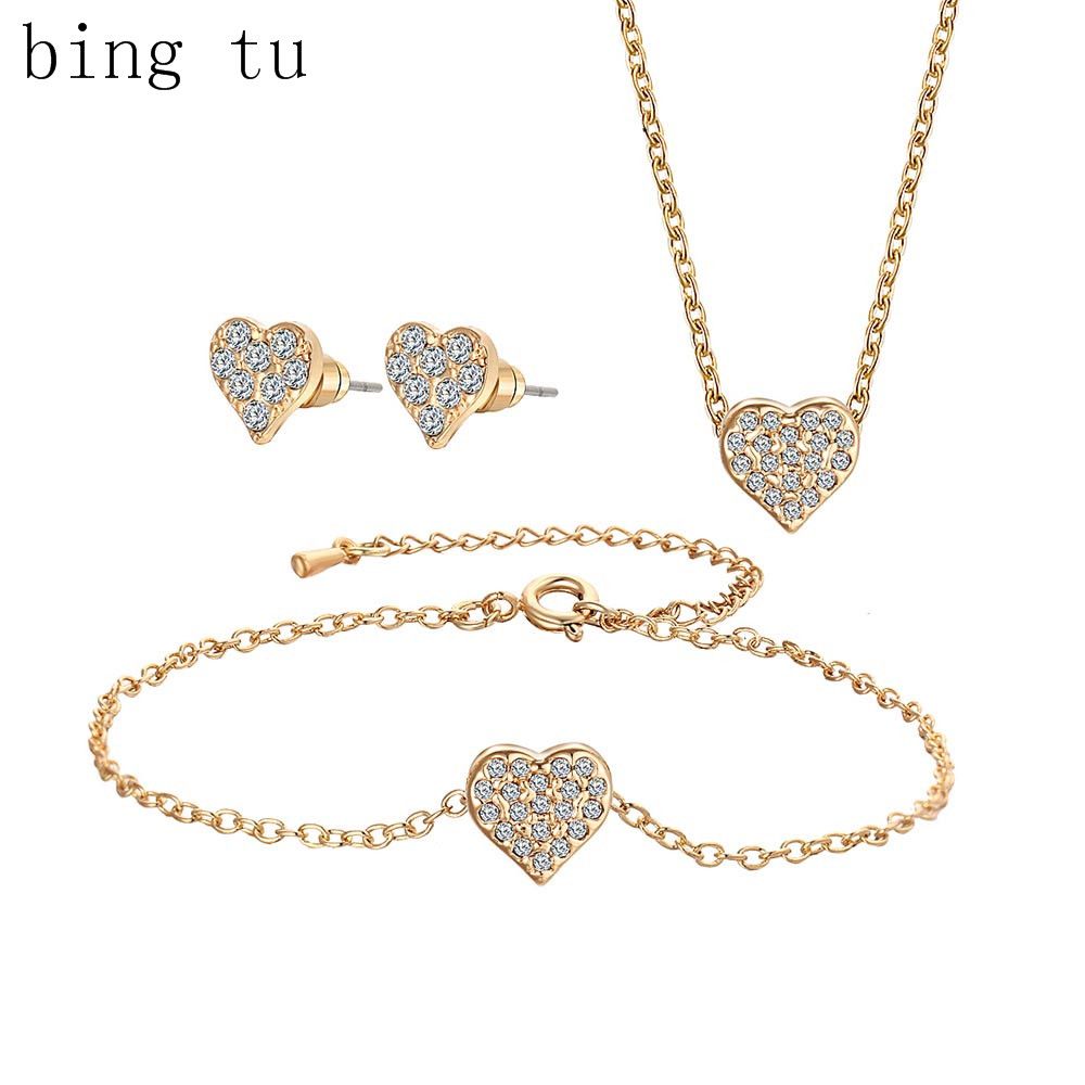 Ensemble Collier Bracelet Boucle D Oreille