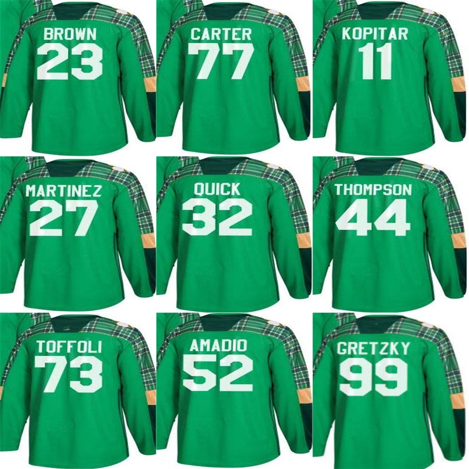 la kings st patrick's day jersey