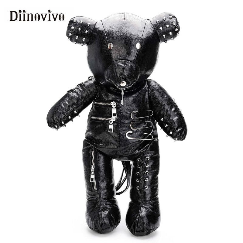 teddy bear with zipper on back