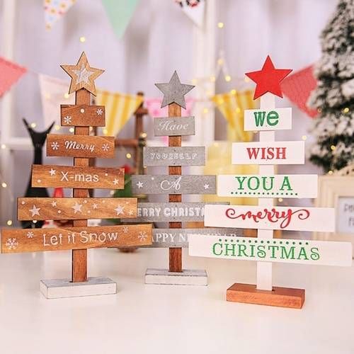 Acquista Mini Albero Di Natale Decorazione La Casa Ornamenti Drops Desktop Decorazione Buon Natale 28cm Creativo Tavolo In Legno Da Scrivania Decor Regalo Bambini A 3 37 Dal Liangxin001 Dhgate Com
