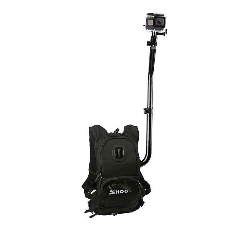 selfie stick backpack mount
