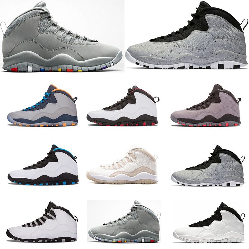 Compra Zapatillas De Baloncesto Baratas 10 Cemento 10s Zapatos Para Hombre  Bobcats Gris Rojo Chicage Cool Gris Iam Espalda Polvo Azul Para Zapatillas  Deportivas Zapatillas De Deporte Zapatos Barato | Entrega Rápida