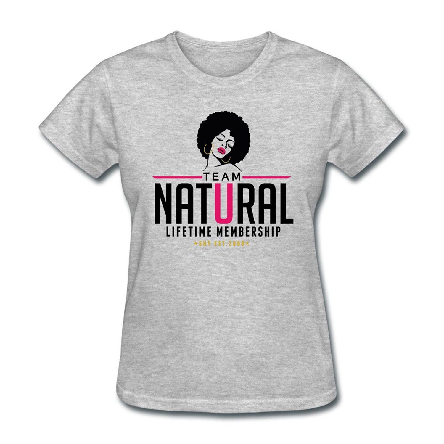 Womens Tee Hair Pride Team Natural Womens T Shirt Funky Tee