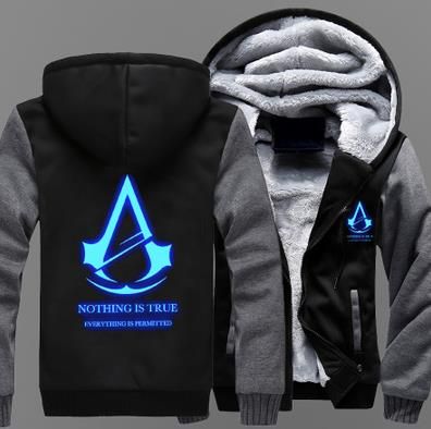 40 New Winter Fashion Luminous Pattern Assassin Creed Hoodie Stunning Assassin's Creed Hood Pattern 40 New Winter Fashion Luminous Pattern Assassin Creed Hoodie Stunning Assassin's Creed Hood Pattern