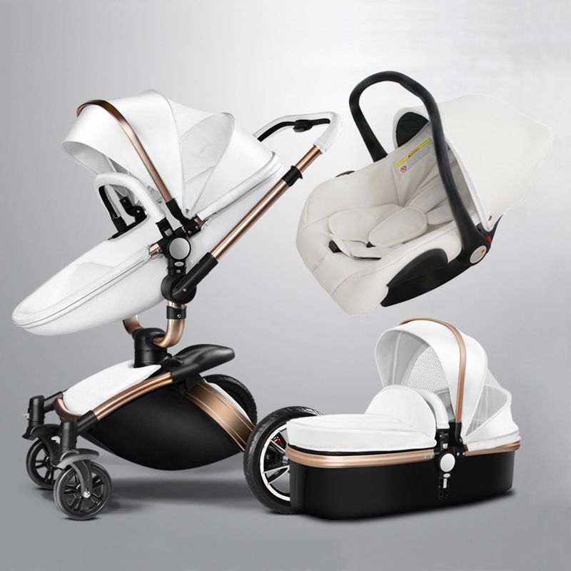 3 in 1 leather stroller