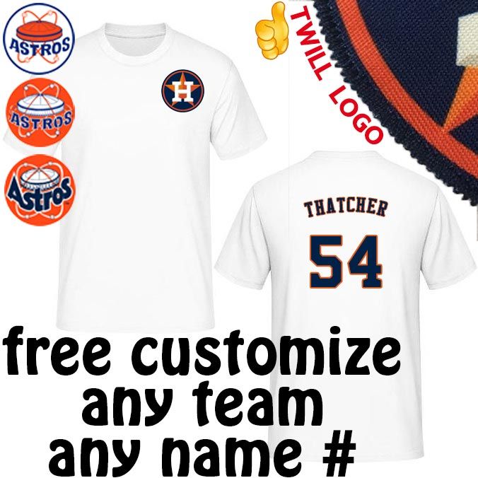 Astros Shirts >> 2019 Houston Astros Shirts Joe Thatcher David Martinez Travis Blackley Mark Melancon Tshirts Tees Sewn On Twill Astros Logo Jerseys T Shirt From Astros Shirts >> 2019 Houston Astros Shirts Joe Thatcher David Martinez Travis Blackley Mark Melancon Tshirts Tees Sewn On Twill Astros Logo Jerseys T Shirt From