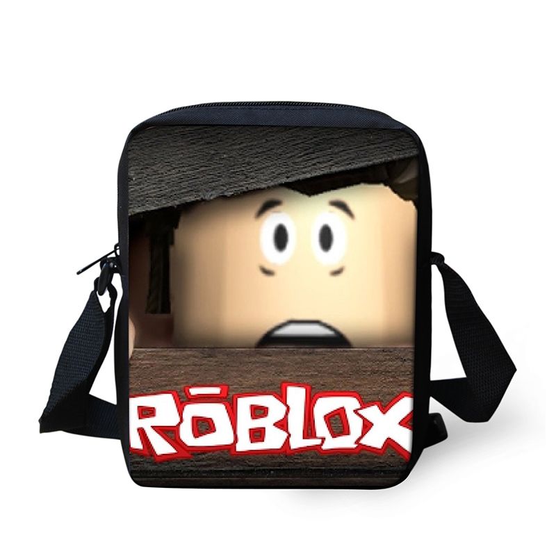 Cute Roblox Games School Bag Mini Children Messenger Bag 3d - roblox game 3d printed custom made students bag 18 inch large