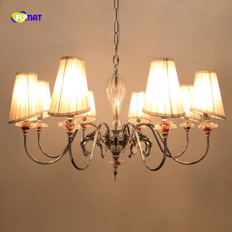 Modern Led Chandeliers White Pink Lampshade Retro Iron Bar Living Room Hanging Lights Lampadario Ceiling Lamps From Goods520 193 68 Dhgate Com Modern Led Chandeliers White Pink, Pink And White Chandelier Lamp Shades