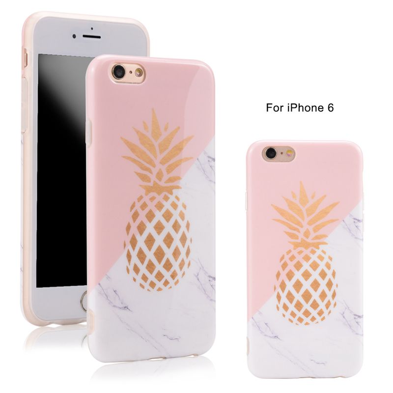 gold silicone coque iphone 6