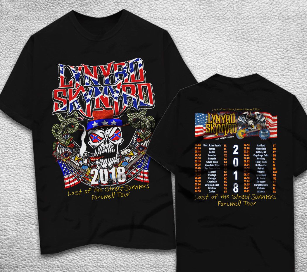 lynyrd skynyrd 2019 tour shirts