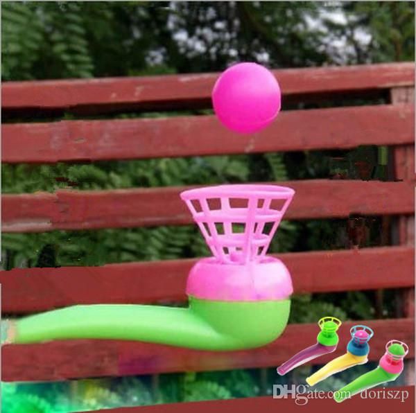 2021 Floating Ball Game Kids Gift Toys Kids Party Favor Blow Pipe Balls