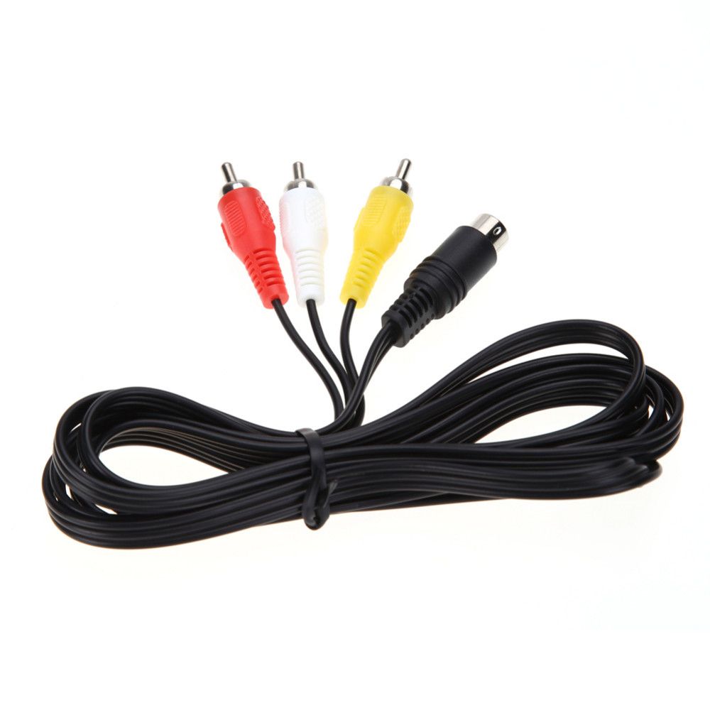 Leopard Belong impatient 9 Pin To 3RCA Audio Video AV Cable 1.8m For Sega Genesis 2 Or 3 Mega Drive  2 & 3 A/V RCA Connection Cord DHL FEDEX EMS FREE SHIP From Gamingarea,  $1.64 | DHgate.Com