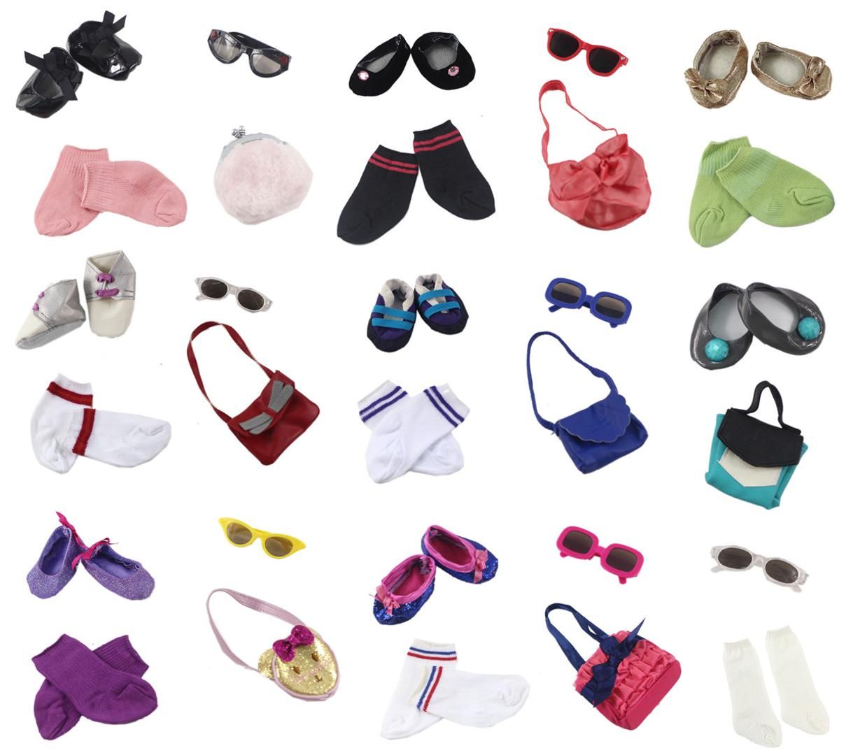 18 inch doll shoes and socks