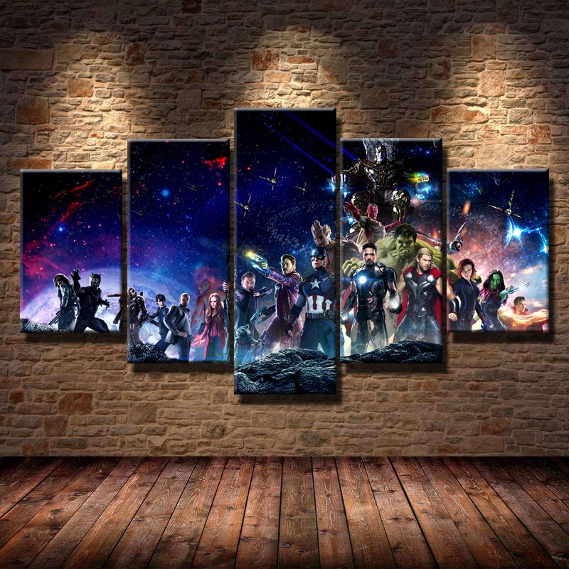 Avengers Infinity War Canvas Giclee Print Picture Unframed Home Decor Wall Art