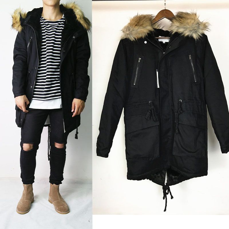 Parka Alemana forro pelo negro - Gothic-Zone
