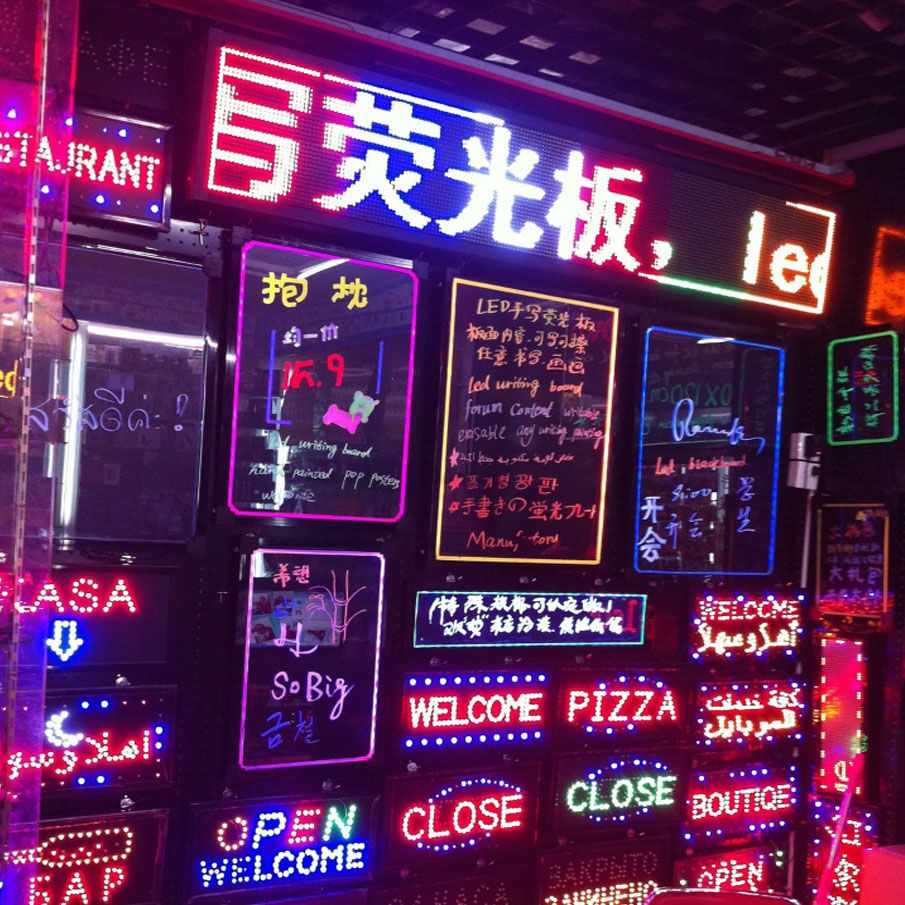 Compre Luces De Señal De Neón LED Para Aplicaciones De Negocios Bar