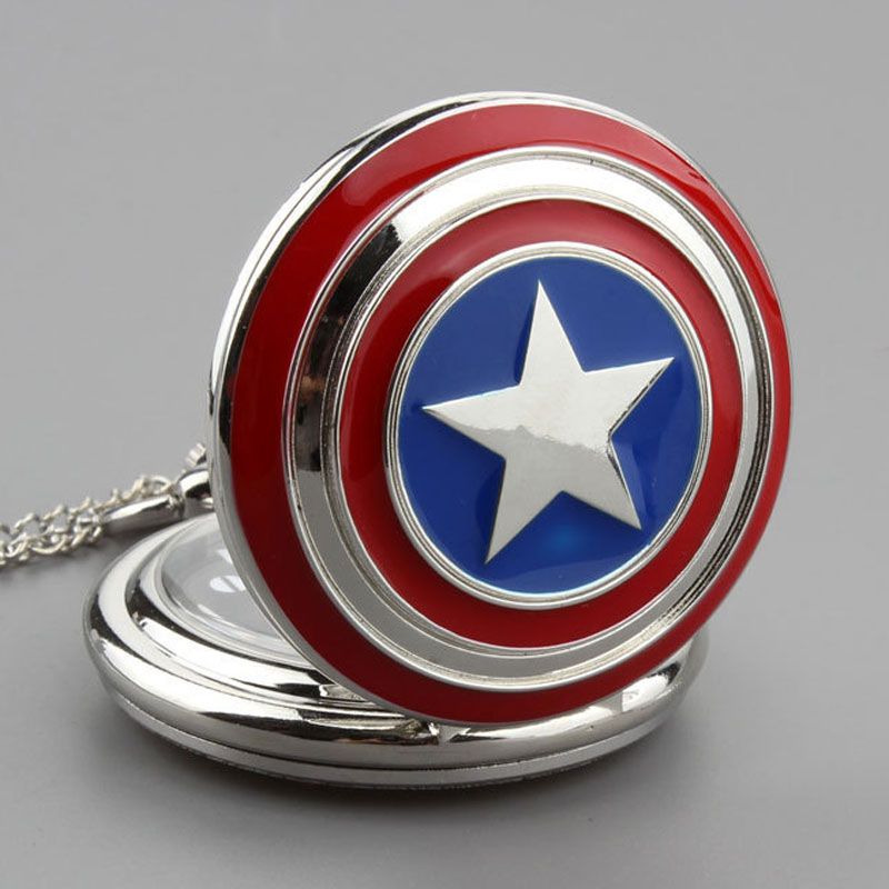 Collar Escudo Capitan America Vintage Tureloj Collar Escudo Capitan America Vintage Tureloj