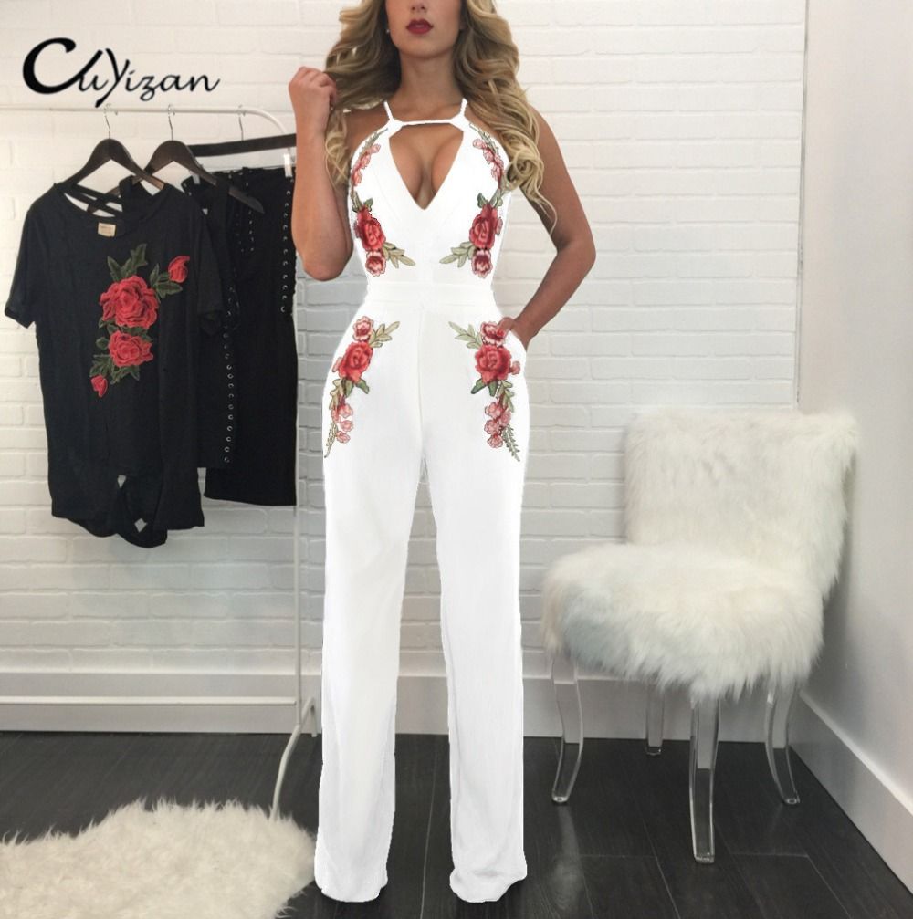 embroidery jumpsuit