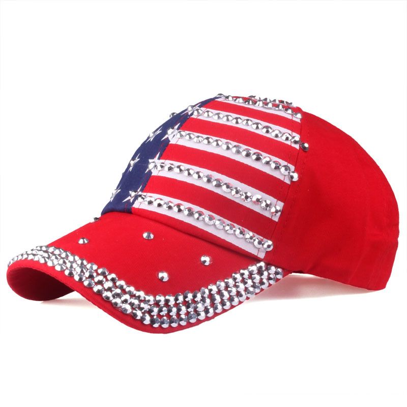 AMERICAN FLAG ROLL UP WIDE BRIM SUMMER BEACH SUN VISOR STRAW HAT 4th of July