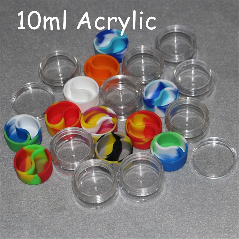 Grosshandel Transparentes Plastikglas Mit Weisser Folie Antihaft Silikon 10 Ml Durchsichtiger Plastikbehalter Verdampfer Tupfer Wachsol Plastikbehalter Mit Kappe Von Siliconejar 0 42 Auf De Dhgate Com Dhgate