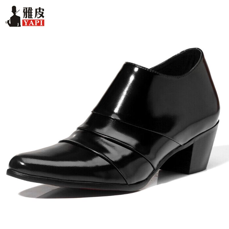 men's heel shoes