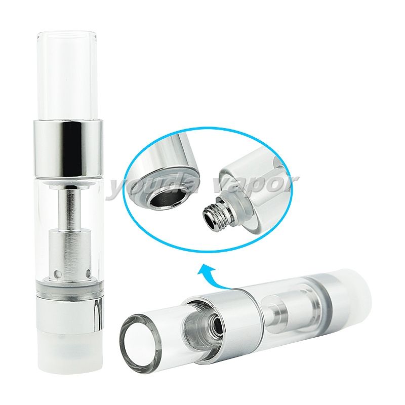 Download Hot Glass Tank Empty Vape Pen Cartridges 510 Glass Mouthpiece Atomizer Ceramic Vape Cartridge ...