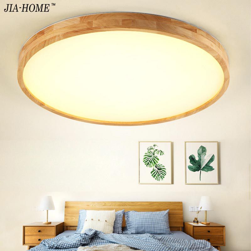 2019 Ultra Thin Led Wooden Ceiling Lights For The Living Room Chandeliers Ceiling Fixture For The Modern Lamp High 6cm From Alluring 53 69
