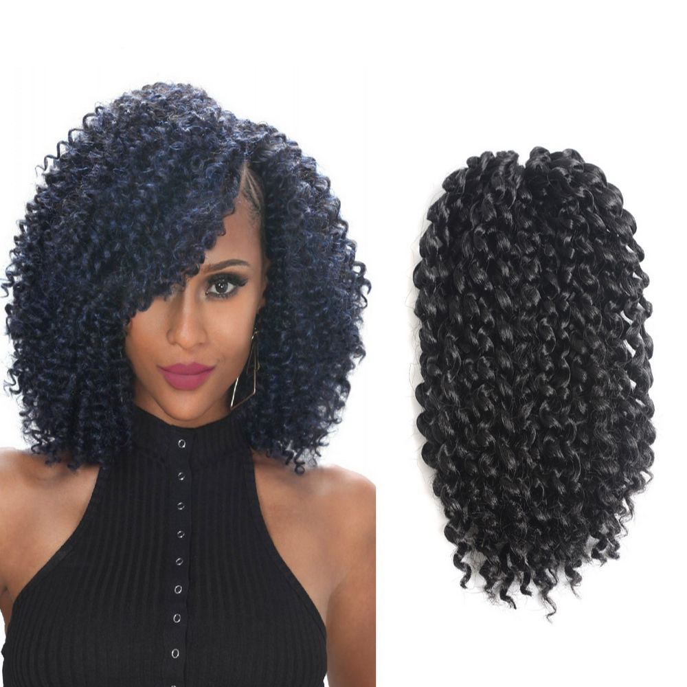9inch Synthetic Braiding Hair Crochet Twist Jerry Curl Braid Hair