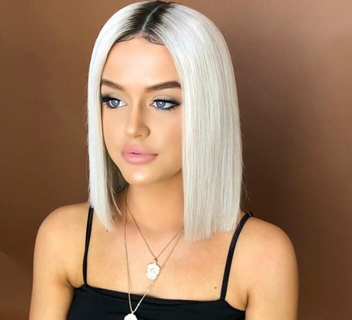 European And American Wig Female Dye Bobo Head Short Hair Black