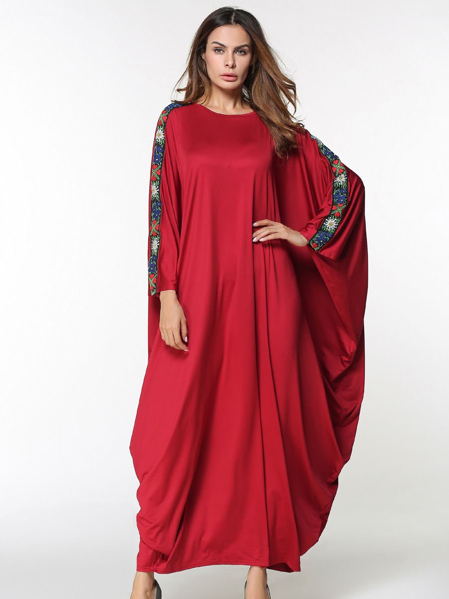 robe longue chauve souris