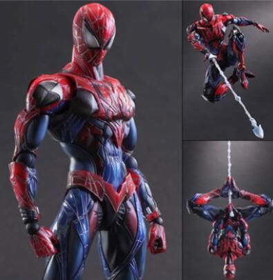 Figuras Acción Del Tamaño Grande 25 CM Juguetes Colección De PVC De Spider Man Con Caja Al Por Menor Gratis De 114,25 € | DHgate
