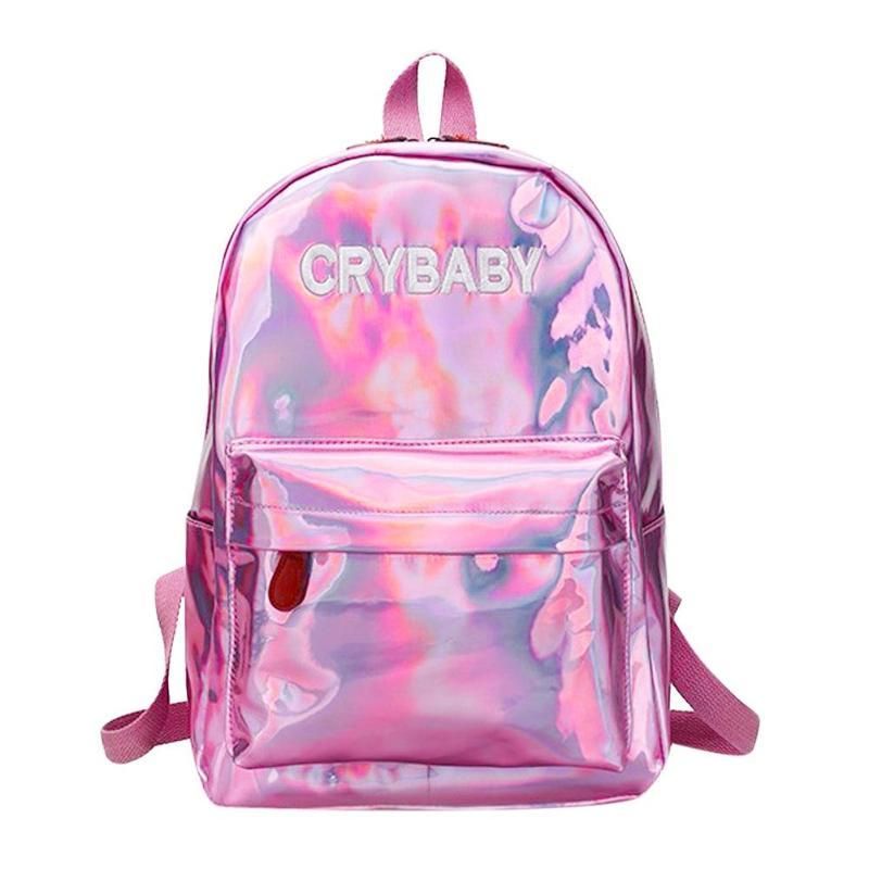 Street Preppy Men/Women Backpack Hologram Laser Boy Girl Schoolbag/Blue Street Preppy Men/Women Backpack Hologram Laser Boy Girl Schoolbag/Blue