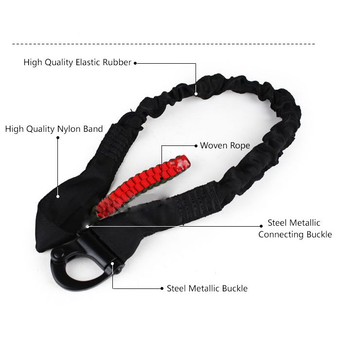 bungee cord keychain
