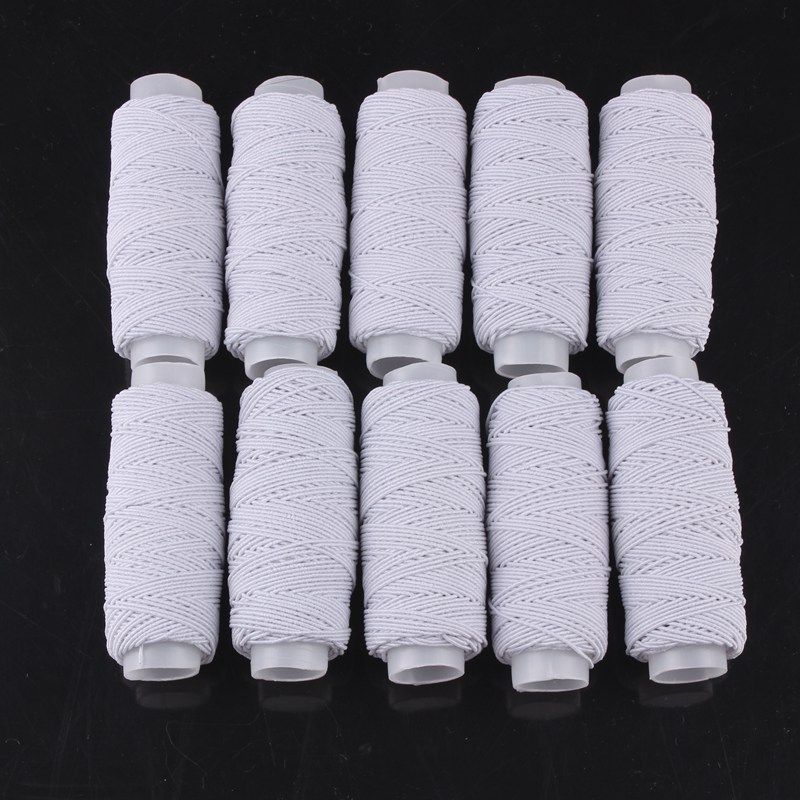 Conjunto hilos blancos Hilo de la máquina de industrial Elástico barato para pulseras