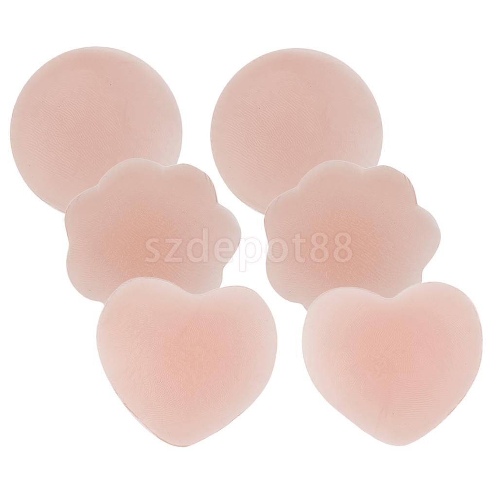 Round Latex Nipple Pasties with Rings