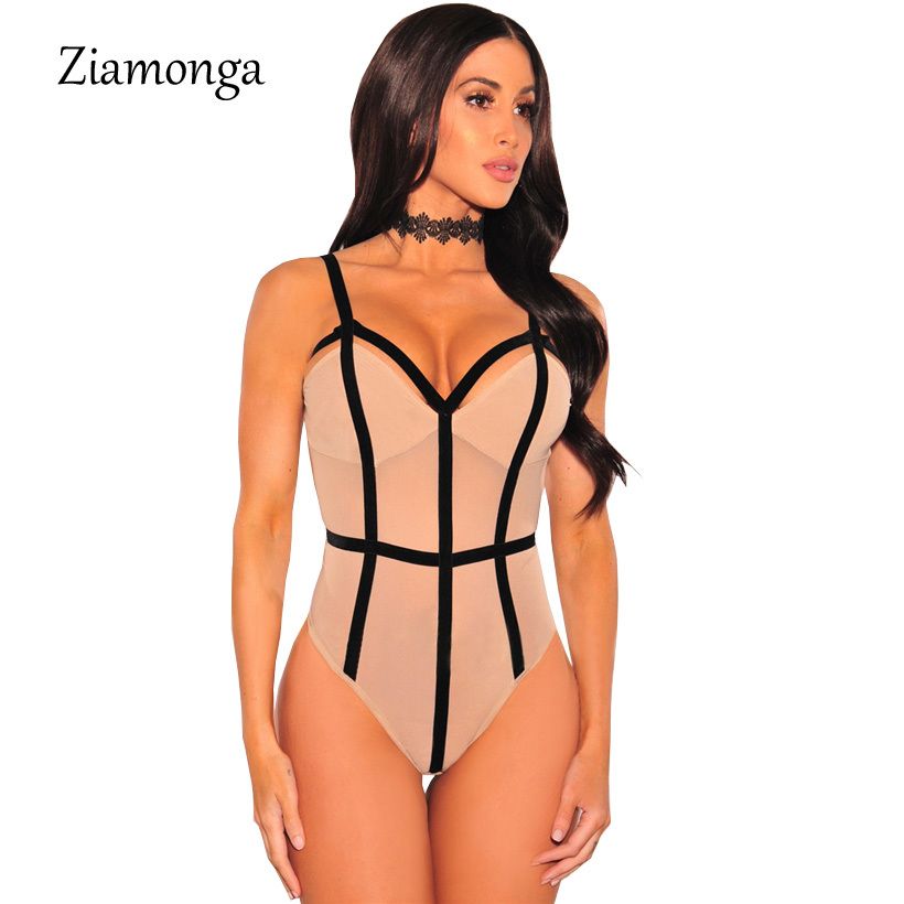 Ziamonga Mujeres Sexy Teddy Lencería Femenina De Una Pieza De Malla  Transparente Negro Sexy Body Plus Size M L Sexy Body Corset Ropa S1012 Por  Ruiqi06, 8,8 € | Es.Dhgate.Com