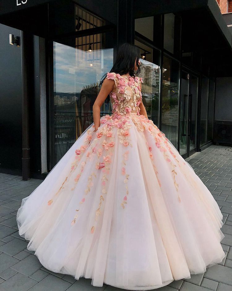 colorful ball gowns
