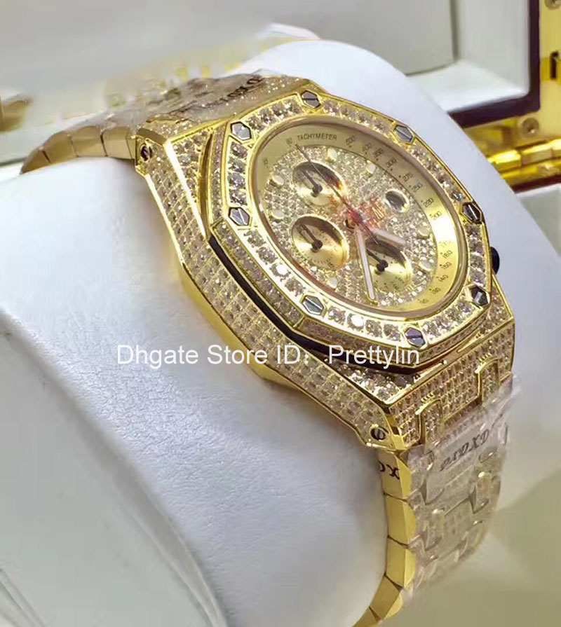 iced out luxury watches