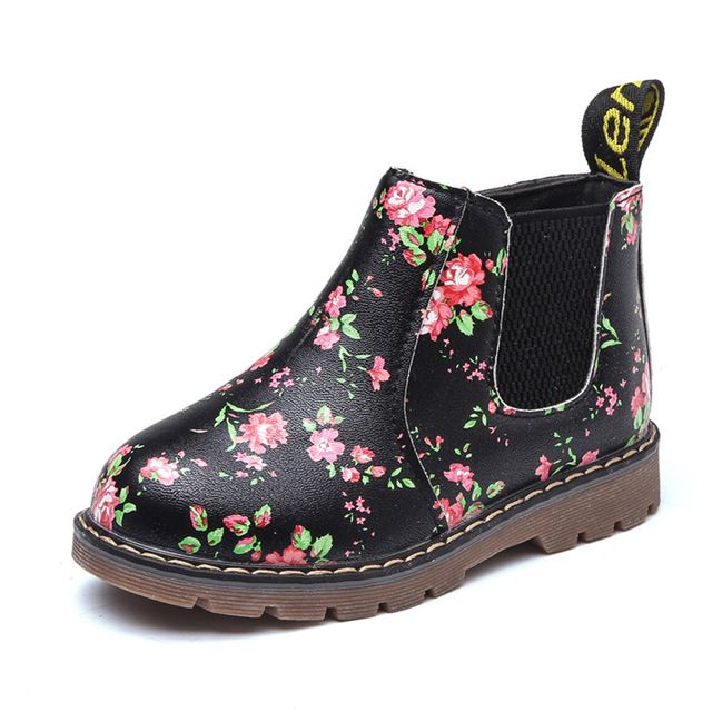 Grosshandel Kinder Stiefeletten Madchen Jungen Floral Blumenmuster Chelsea Stiefel Madchen Herbst Martin Stiefel Kinder Winter Schuhe Grosse 21 36 Von Kidsandmom 12 4 Auf De Dhgate Com Dhgate