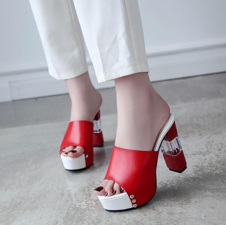 ladies high heel mules shoes