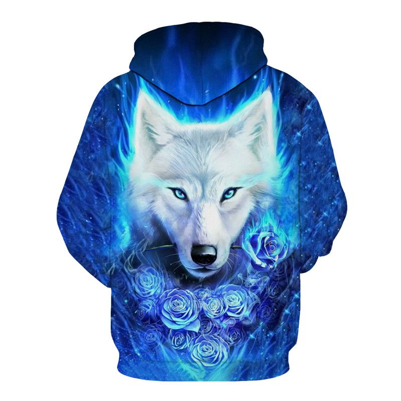 blue rose moletom com capuz