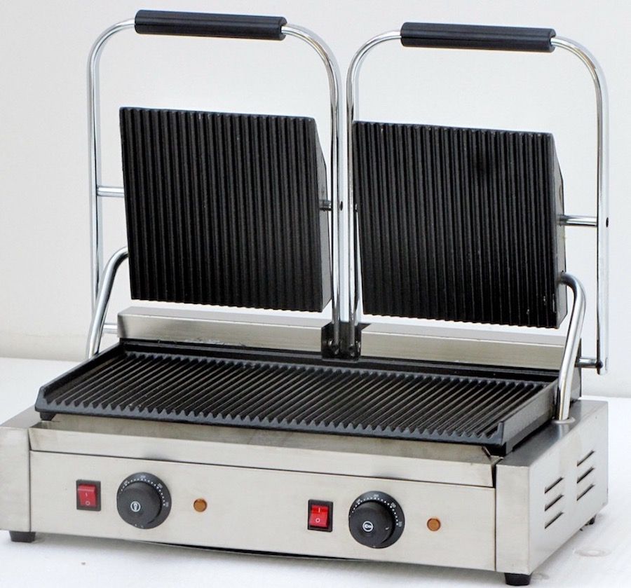 Acheter Panini Presse Commerciale Sandwich Grill Double Pan Electrique Petit Dejeuner Sandwich Maker Maker Grill 110v 220v Plaque De Presse Panini Np 591 De 330 75 Du Wafflemachineshop Dhgate Com